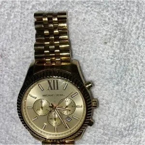 Michael Kors Men s Big Face Gold Watch